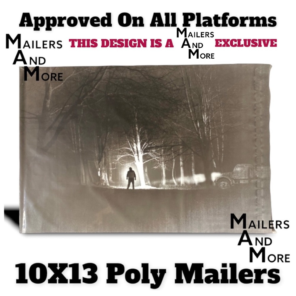 50 10X13 Midnight Creeps Poly Mailers PRICE FIRM Fall - Picture 6 of 11